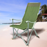旅行家 户外牛津布铝合金折叠椅 靠背扶手椅 便携式钓鱼椅 沙滩椅
