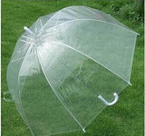 透明雨伞可定制广告图案